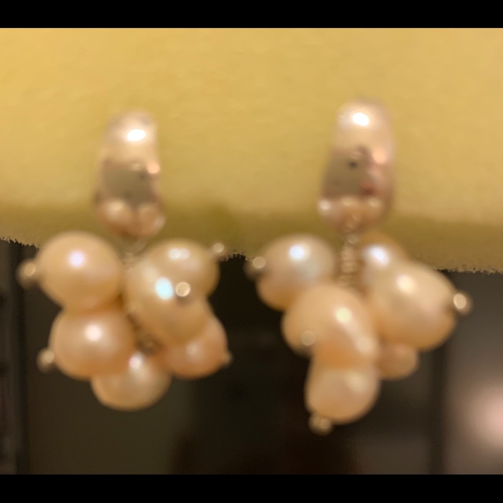 Pearl earrings